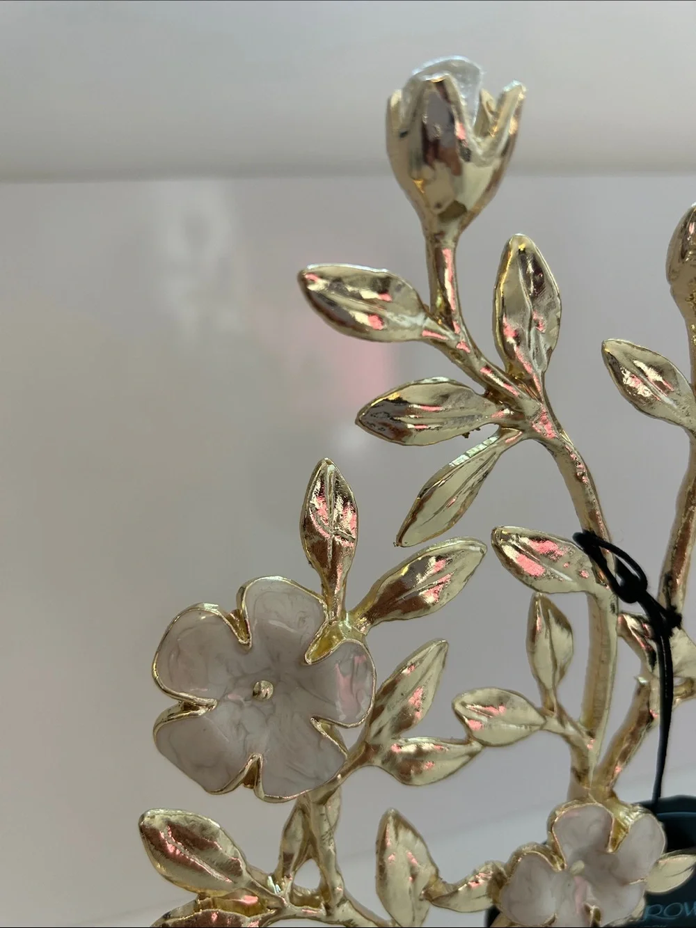 Cynthia Rowley Metallic Gold Blossom Jewelry Stand